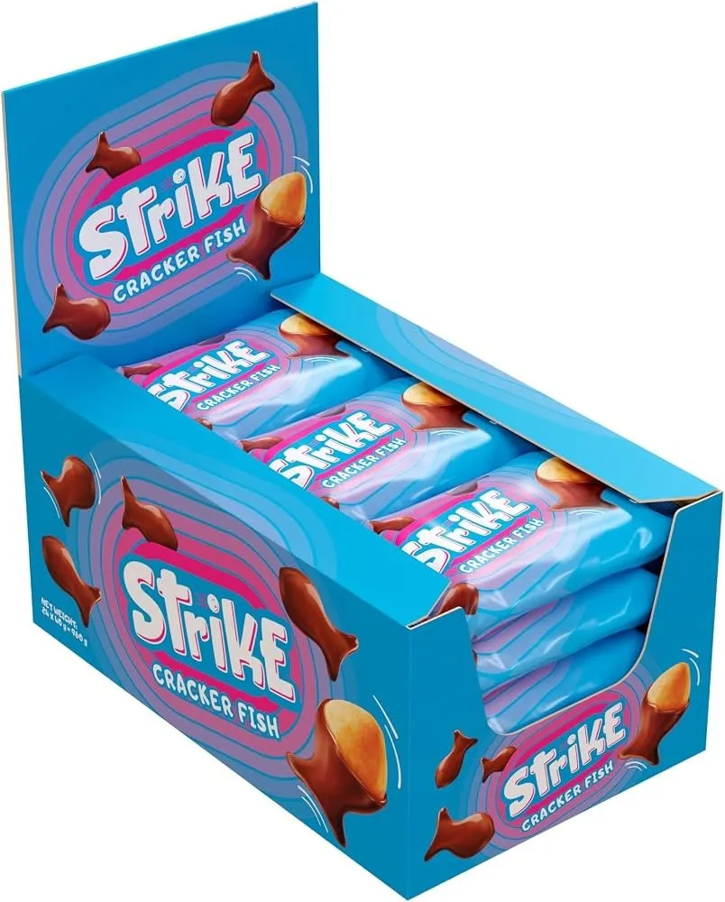 سترايك  فول سودانى مغطى بطبقة شوكولاتة الحليب 45 جم/DRAGEE STRIKE PEANUT IN MILK CHOCOLATE COLORED SUGAR GLAZE 45 G