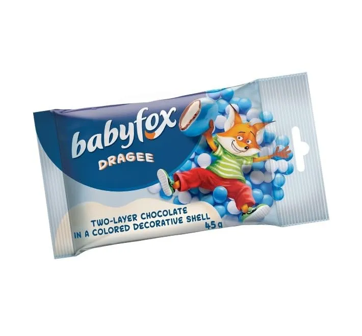 بيبى فوكس حلوى شوكولاتة بالحليب 45 جم/BABYFOX MILK CHOCOLATE CANDIES 45 G