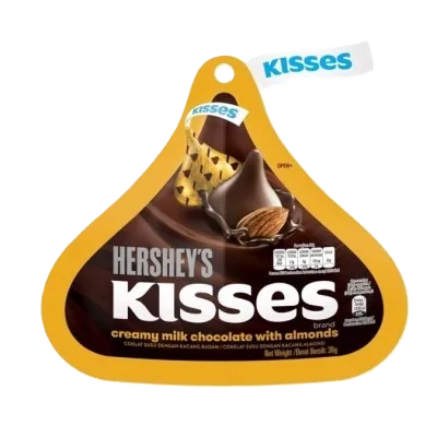 هيرشيز شوكولاتة الحليب الكريمى مع اللوز 36جم/HERSHEY'S CREAMY MILK CHOCOLATE WITH ALMONDS 36 G