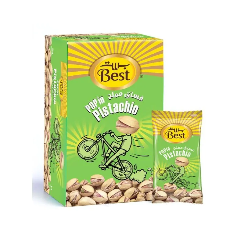 بست فستق مملح 13  جم BEST POPIN PISTACHIO 13 GM