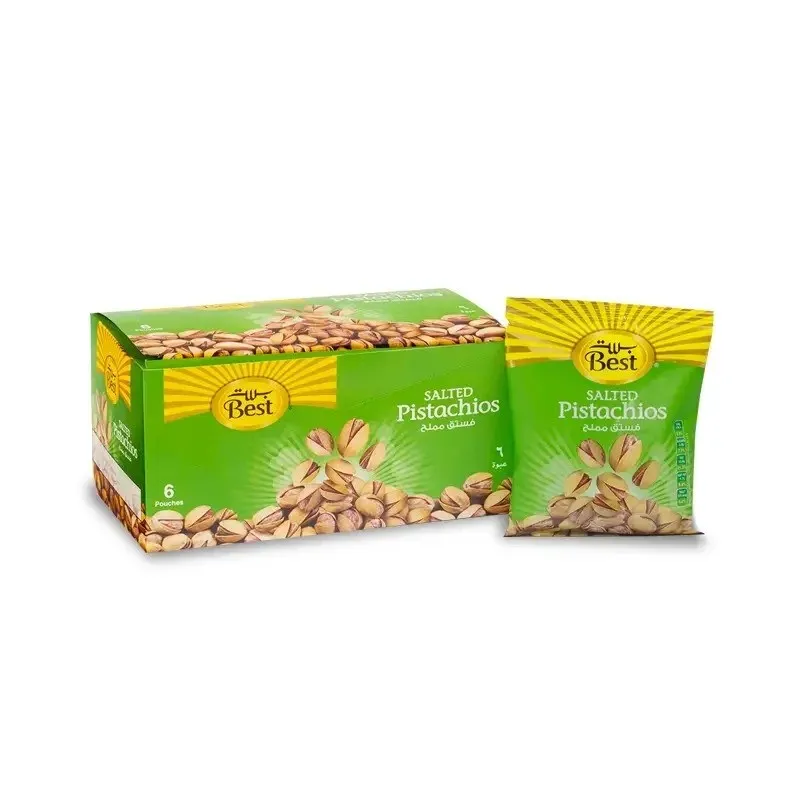 بست فستق مملح 50  جم BEST SALTED PISTACHIO 50 GM
