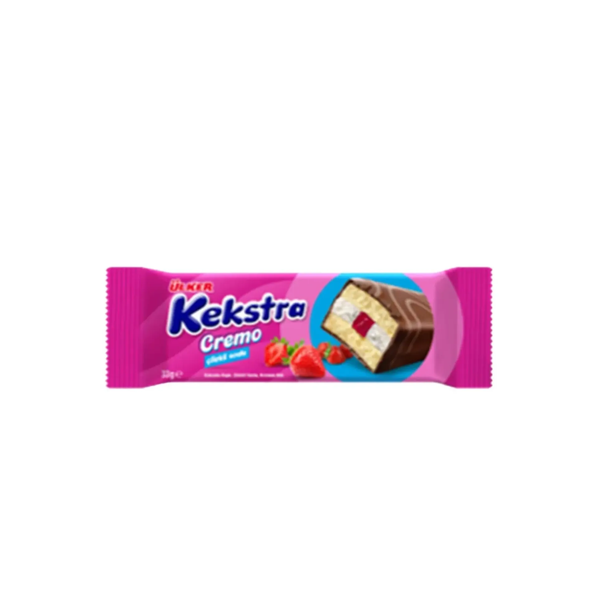 أولكر كيكسترا كيك الفراولة 33 جم/ULKER KEKSTRA CREMO STRAWBERRY 33 G