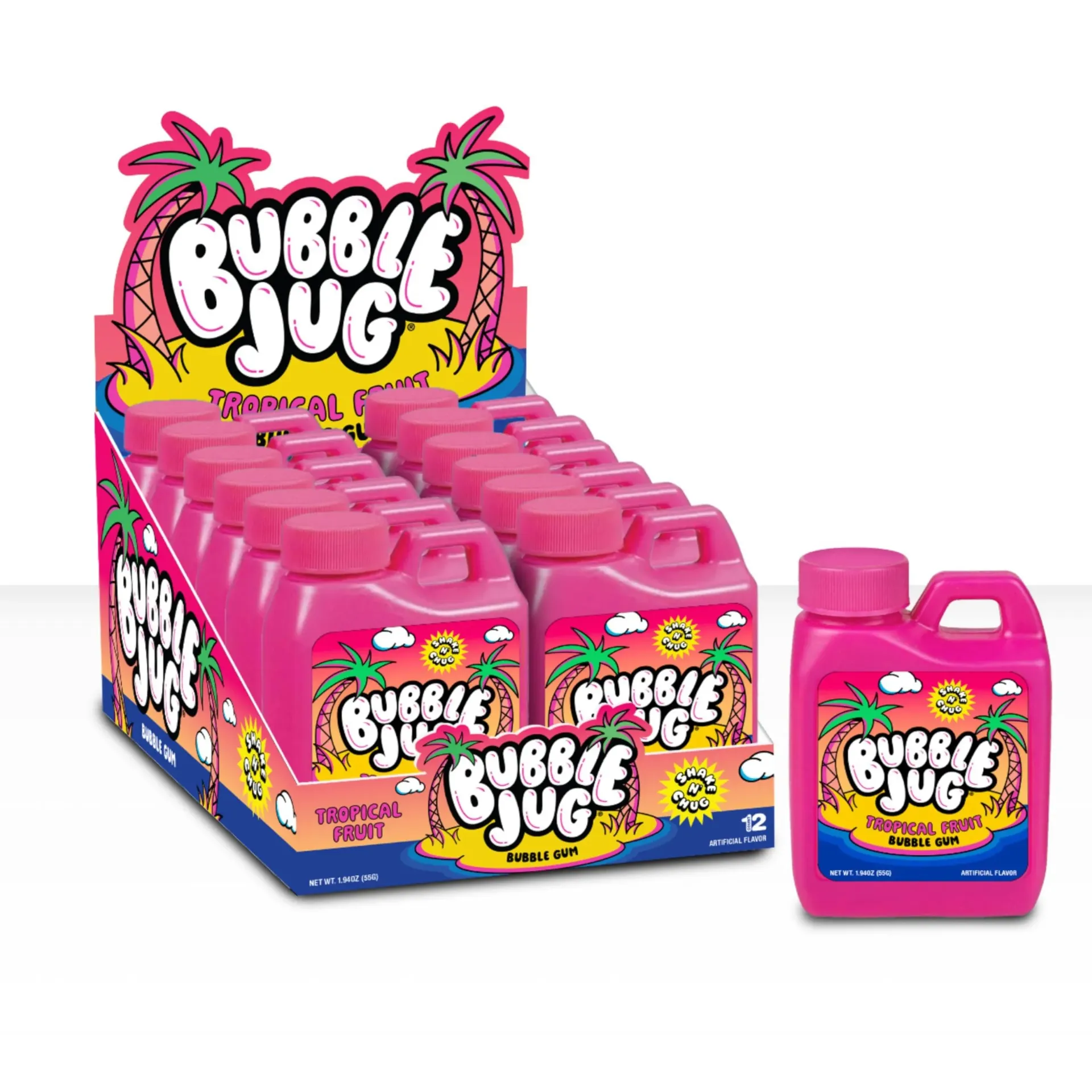 بابل جك نكهة تروبيكال 55  جم/BUBBLE JUG TROPICAL 44 G