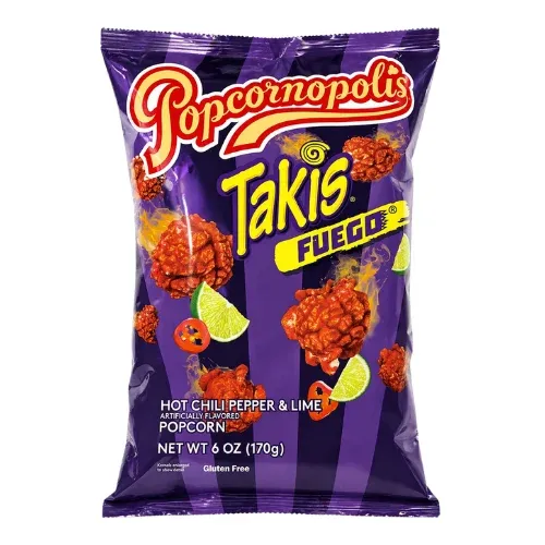 تاكيس فويقو بوب كورن 170  جم/TAKIS FUEGO POP CORN 170 G