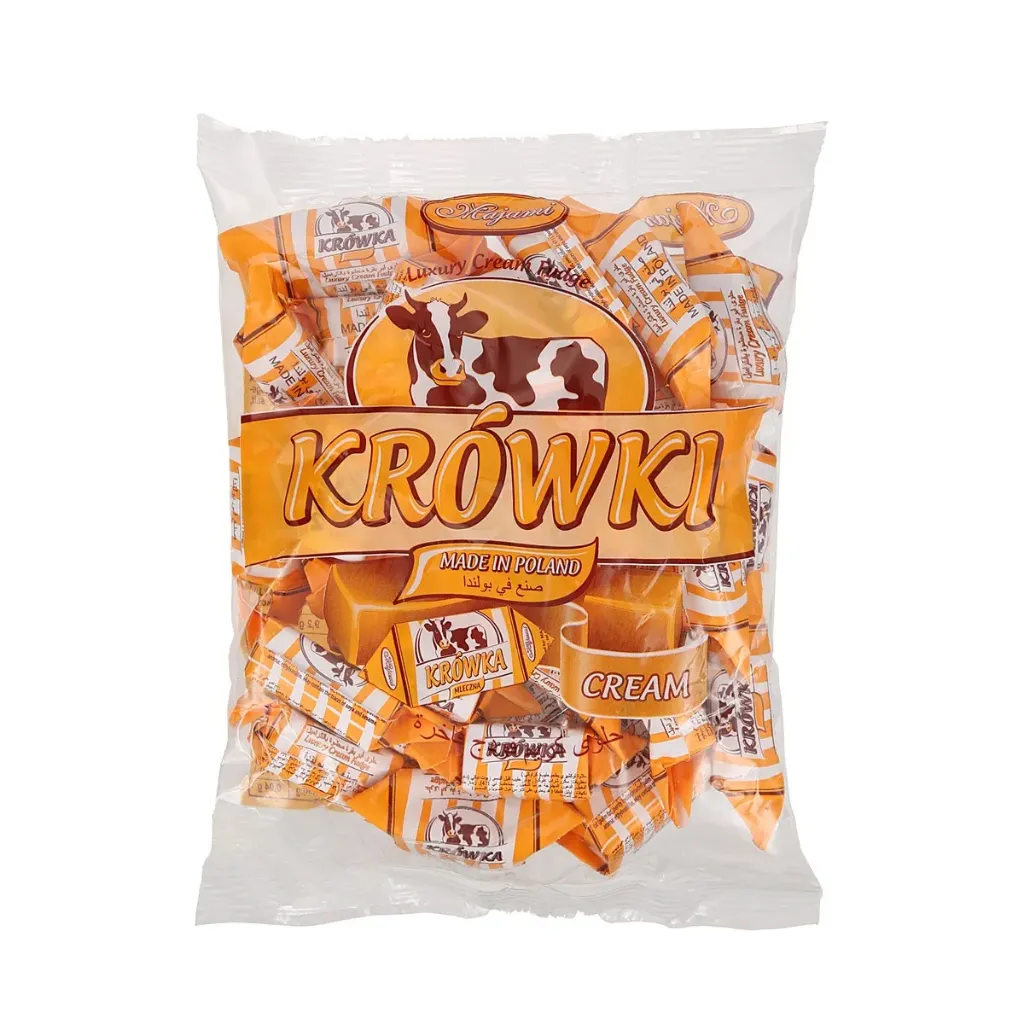 كروكى حلوى فادج محشوة بالكراميل 850  جم/KROWKI CREAM FUDGE 850 G