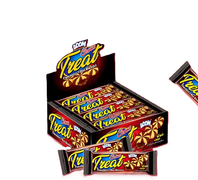 بووم شوكو تريت بسكوت محشو بالشوكولا 30جم*24/BOOM CHOCO TRAET CHOCOLATE FILLED BISCUITS 30 G