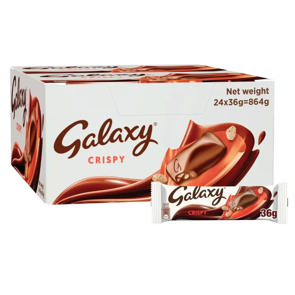 شوكولاتة جالاكسى كريسبى 30 جم*24/GALAXY CRISPY 30G*24
