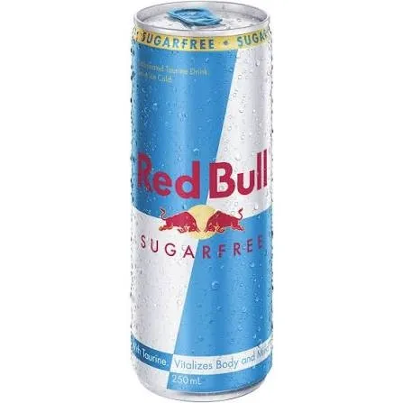 رد بول خالى من السكر 250  مل/RED BULL FREE SUGAR 250 ML