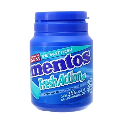 MENTOS FRESH ACTION GUM 56G - علك منتوس فريش اكشن 56ج