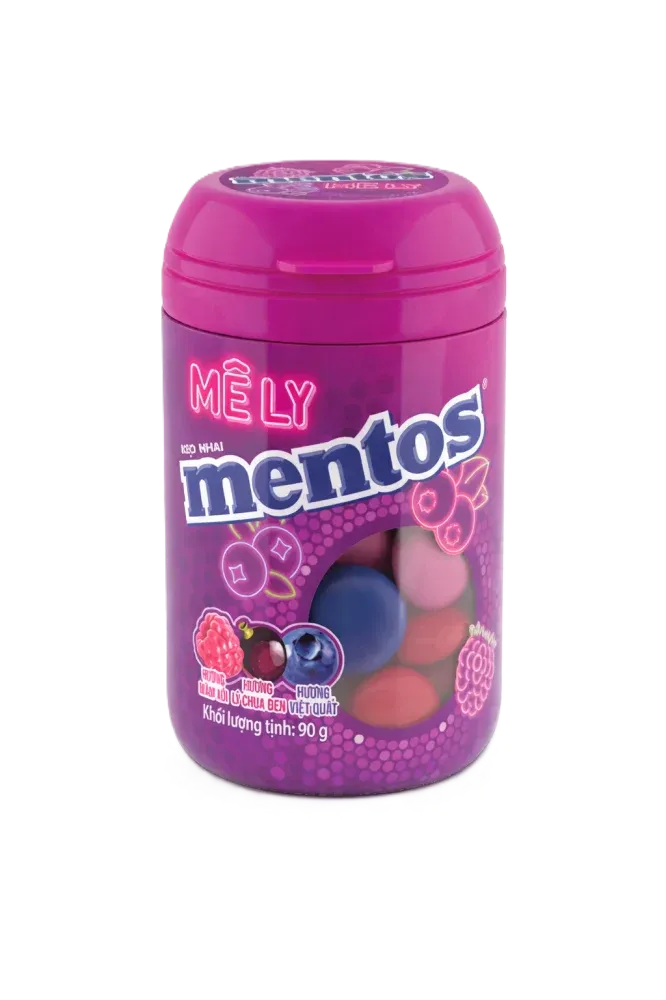 منتوس ميلى نكهة الفواكة 90  جم/MENTOS MELLY MIX FRUITS 90 G