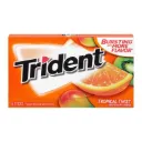 TRIDENT STRAWBERRY&LEMON GUM 14 STICKS - علك ترايدنت الفراولة والليمون 14 ستيكس