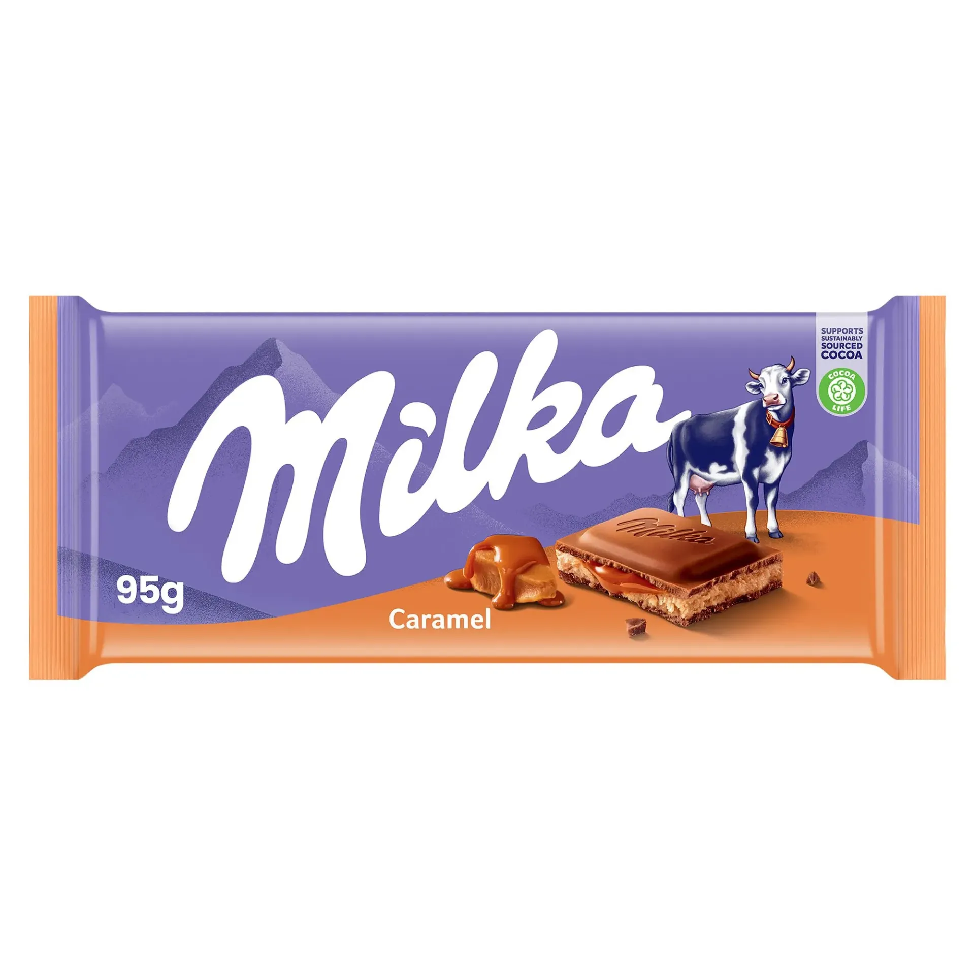 ميلكا بالكراميل 95  جرام/MILKA CARAMEL 95 G