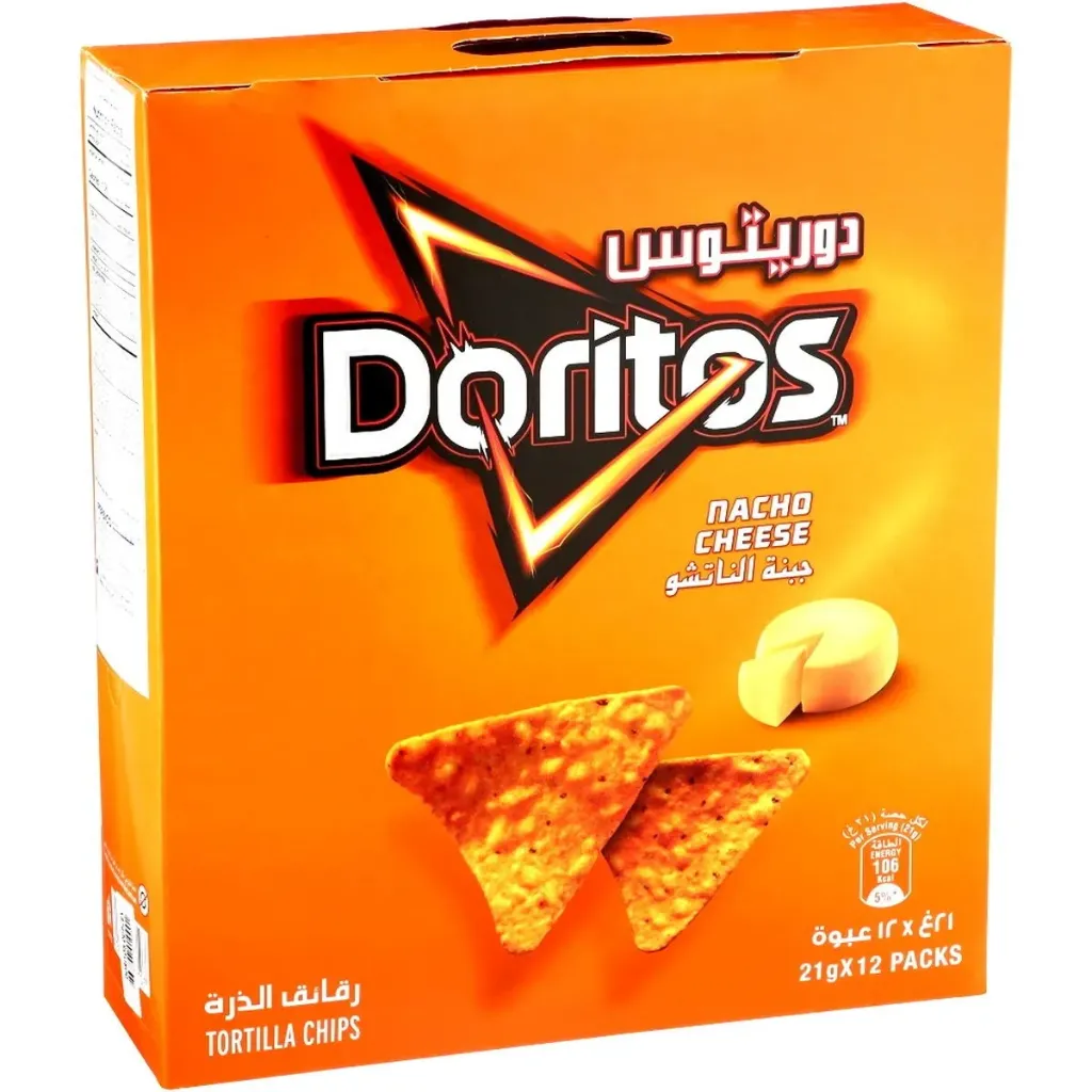 دوريتوس حار وحلو 21  جم*12/DORITOS SWEET CHILLI 21 G*12