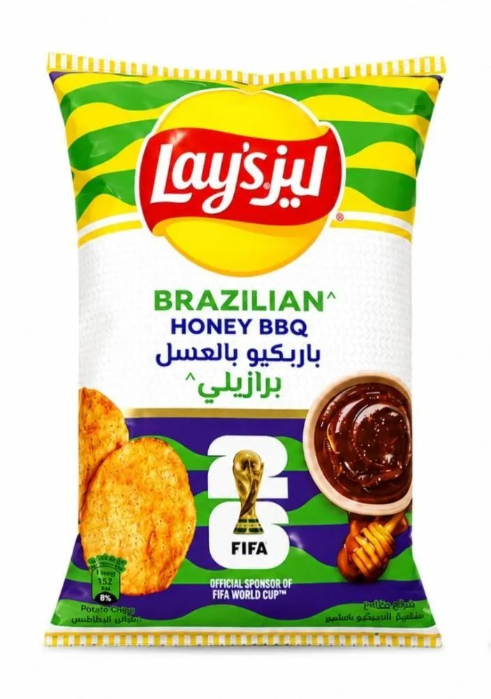 ليز باربكيو بالعسل برازيلى 155 جم/LAY'S HONEY BBQ BRAZILIAN 155 G