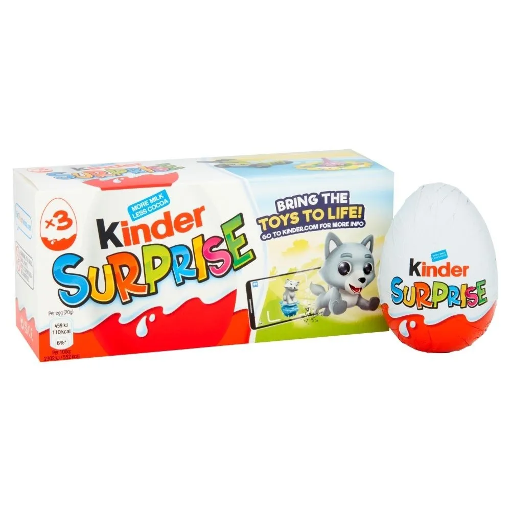 كيندر سربرايز 3*20 جم/KINDER SURPRISE 3*20G