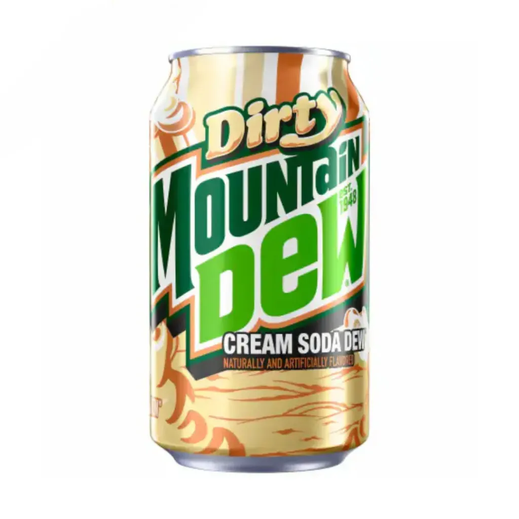 MTN DEW USA CREAM SODA 355ML - شراب مونتن ديو امريكي كريم صودا 355مل