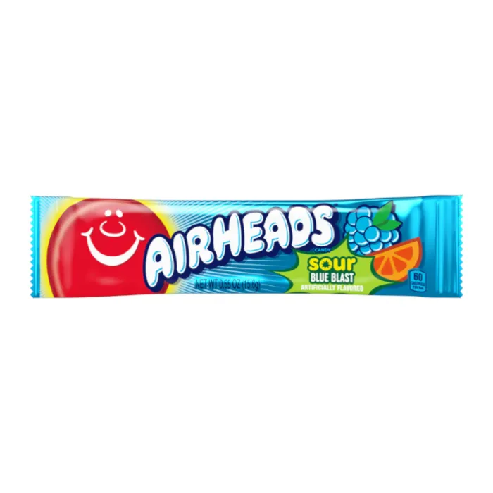 اير هيدز نكهة  سور التوت والليمون 15.6 جم/AIRHEADS SOUR BLUE BLAST 15.6 G