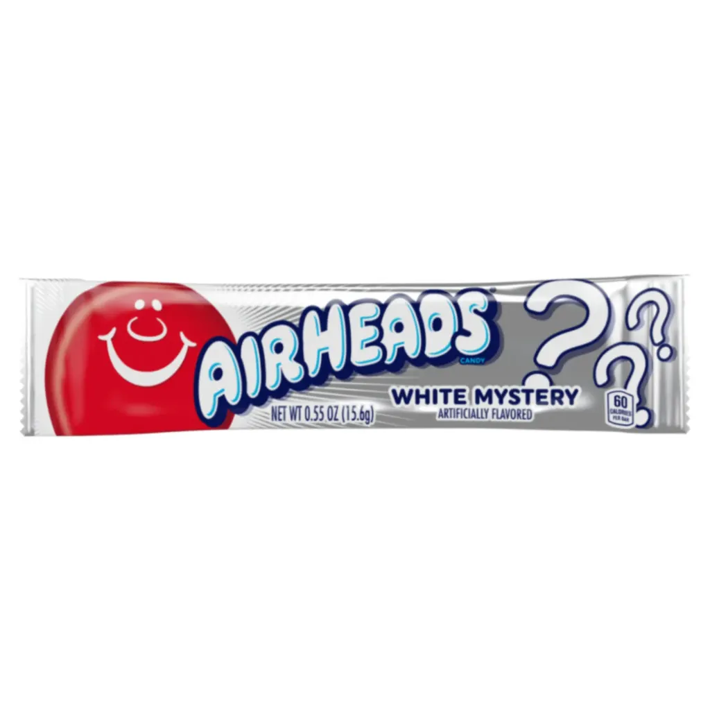 اير هيدز نكهة الأبيض الغامض 15.6 جم/AIRHEADS WHITE MYSTERY 15.6 G