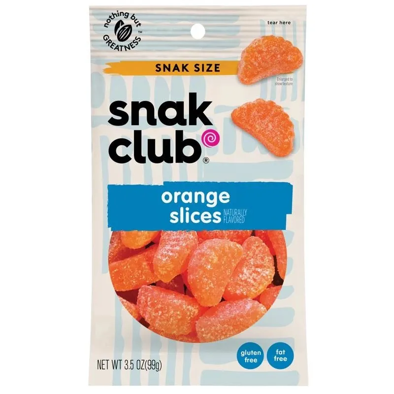 سناك كلوب شرائح البرتقال99 جم/SNACK CLUB ORANGE SLICES  99 G