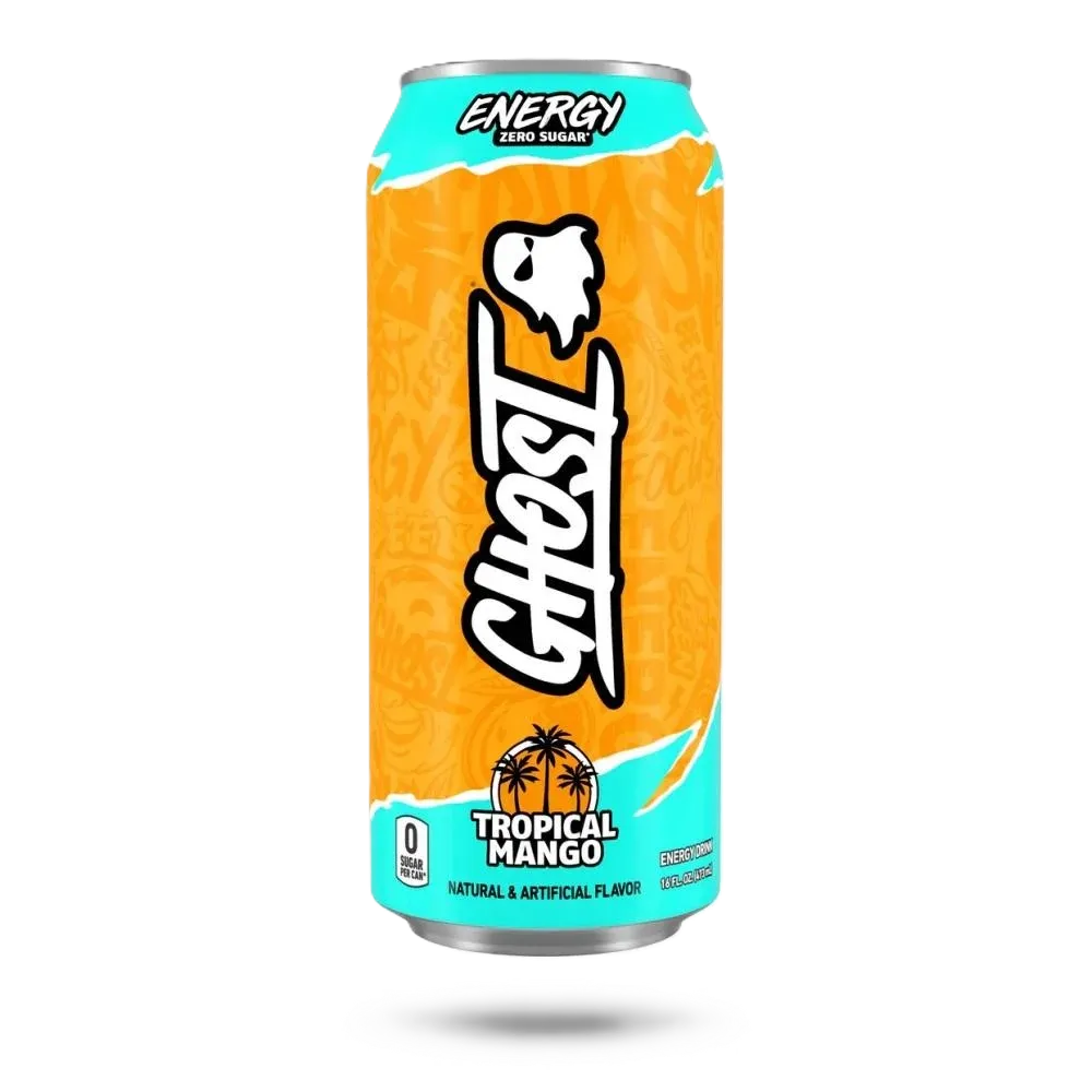 مشروبب جوست نكهة المانجو الأستوائية 12*437مل/GHOST TROPICAL MANGO 473 ML*12