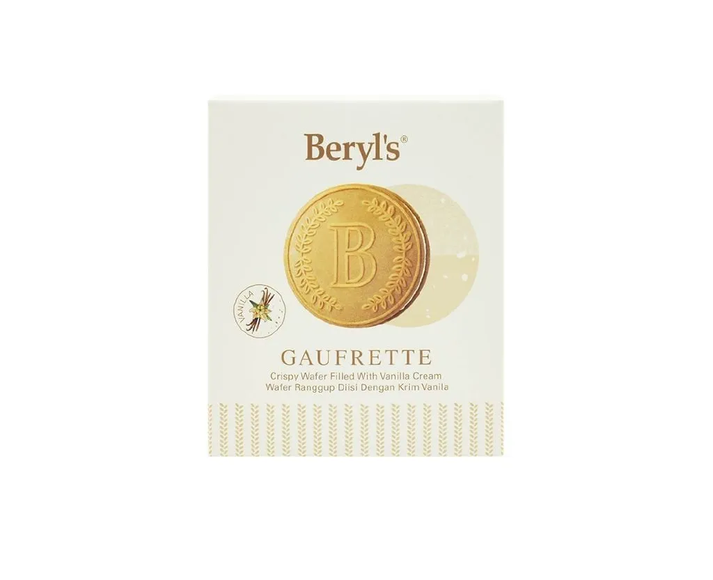 بارليز جوفريت ويفر كريسبى بكريمة الفانيليا 60 جمBARLYS GAUFRETTE CRISPY WAFER WITH VANILLA CREAM 60 G