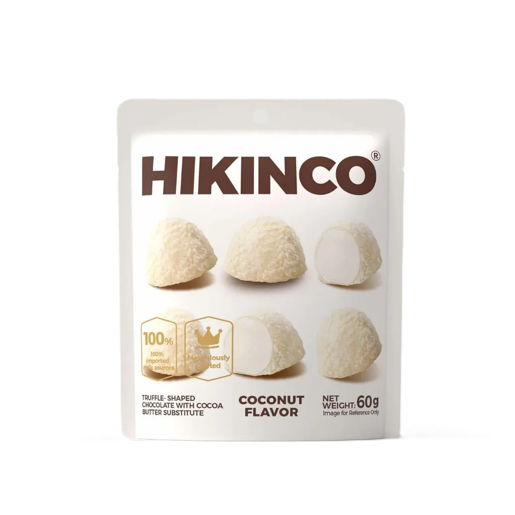 هيكينكو ترافيل جوز الهند 60 جم/HIKINCO TRUFFLE SHAPED COCONUT FLAVOR 60 G