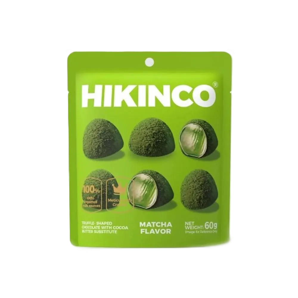 هيكينكو ترافيل الماتشا 60  جم/HIKINCO TRUFFLE SHAPED MATCHA FLAVOR 60 G