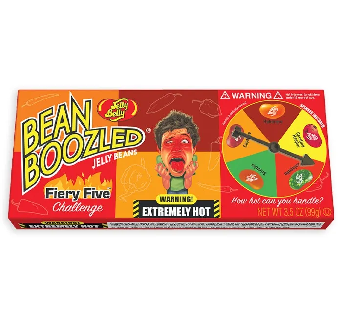 جيلى بيلى بين بوزلد فيرى فايف 99  جم/JELLY BELLY BEAN BOOZLED FIERY FIVE 99 G