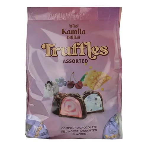 كاميلا شوكولاتة ترافيل منوع بينك 650  جم/KAMILA CHOCOLATE TRUFFLES ASSORTED PINK 650 G