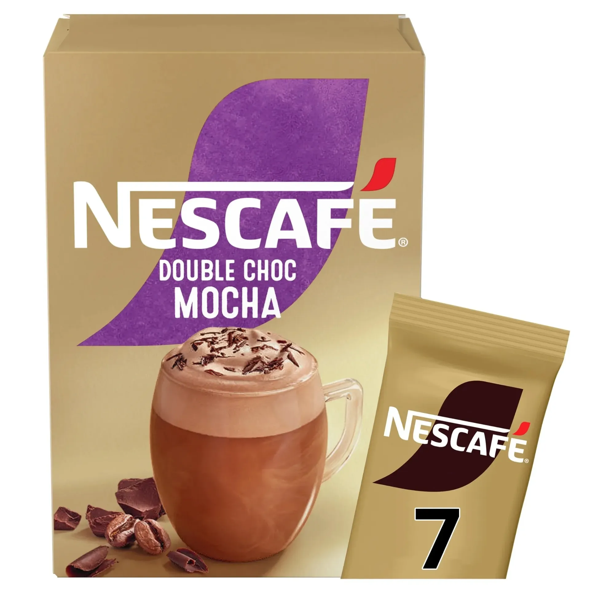 نسكافية موكا دابل شوكليت 7*17 جم/NESCAFE MOCHA DOUBLE CHOCOLATE  17 G*7