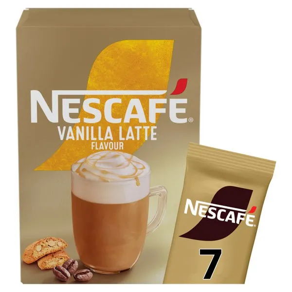 نسكافية لاتية فانيلا 7*18.5 جم/NESCAFE LATTE VANILLA 18.5 G*7