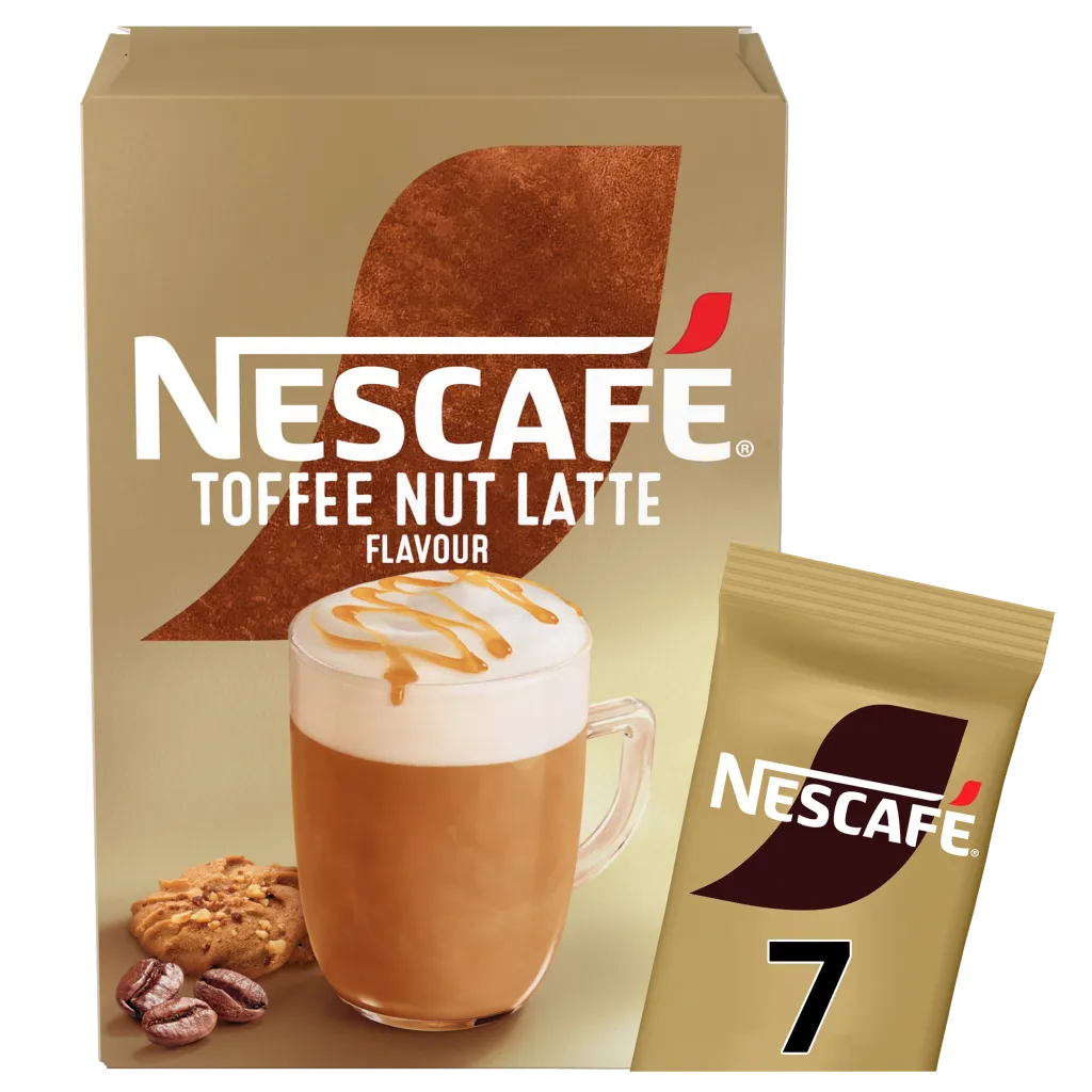 نسكافية لاتية توفى المكسرات 7*18.6 جم/NESCAFE LATTE NUT TOFFE 18.6 G*7