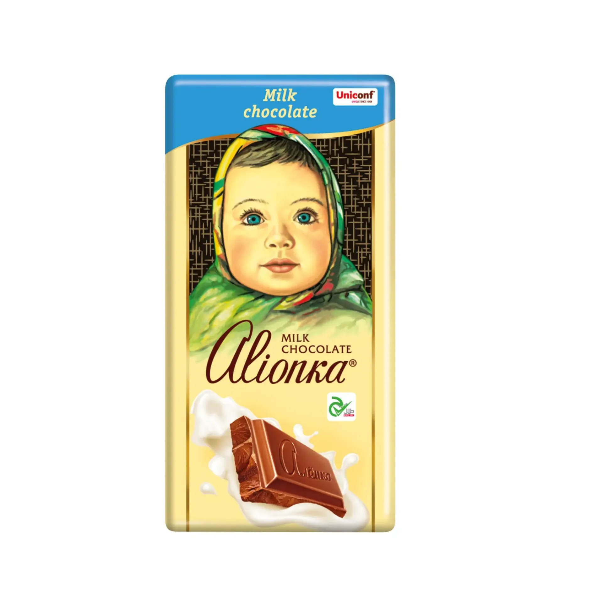 أليونكا شوكولاتة حليب  75  جم/ALIONKA MILK CHOCLATE  75 G
