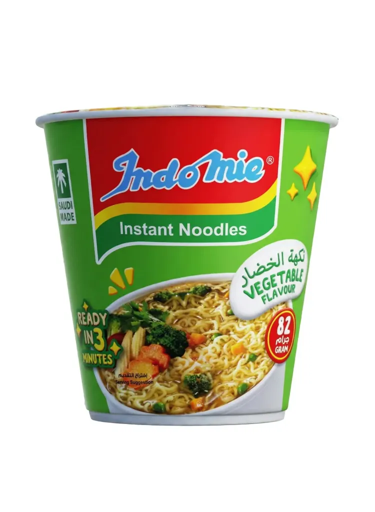 اندومى كوب نكهة الخضار 82 جم/INDOMIE CUP VEGETABLES 82 G