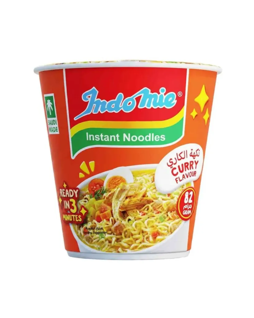 اندومى كوب نكهة الكارى 82 جم/INDOMIE CUP CURRY 82 G
