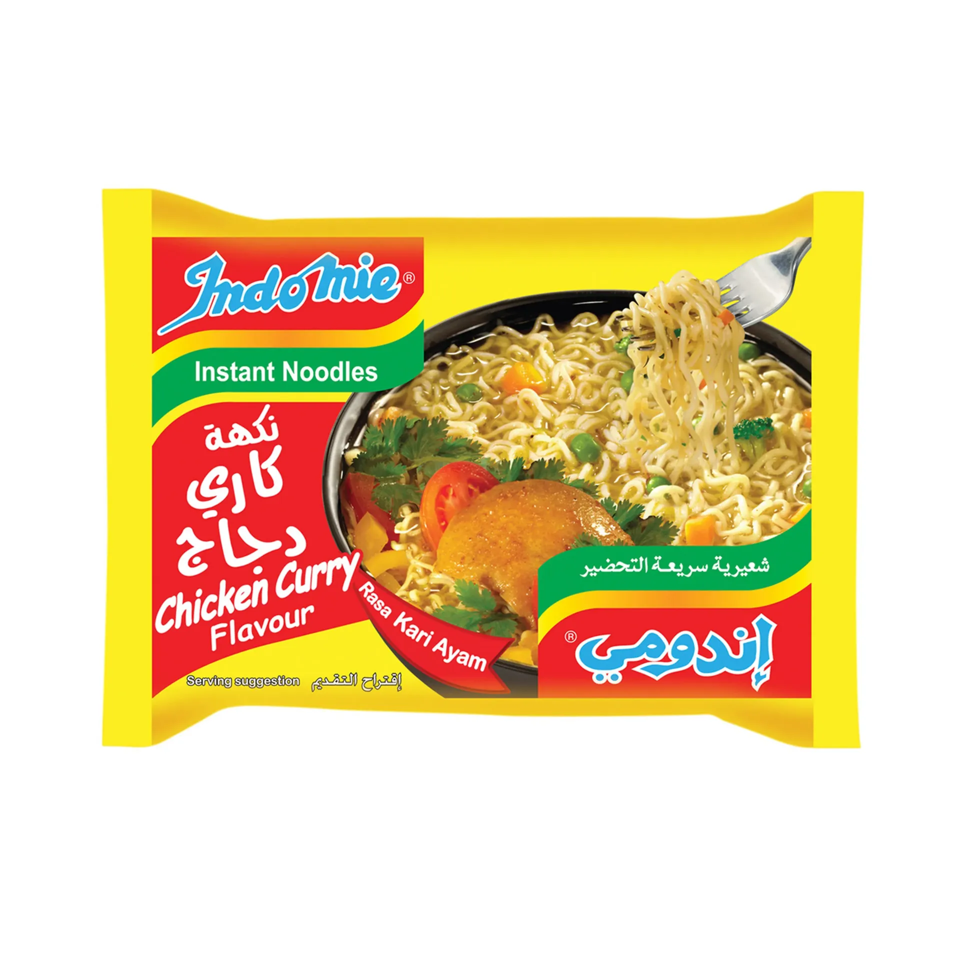 اندومى نكهة دجاج كارى 10 حبة/INDOMIE CHICKEN CURRY FLAVOR  10 PCS