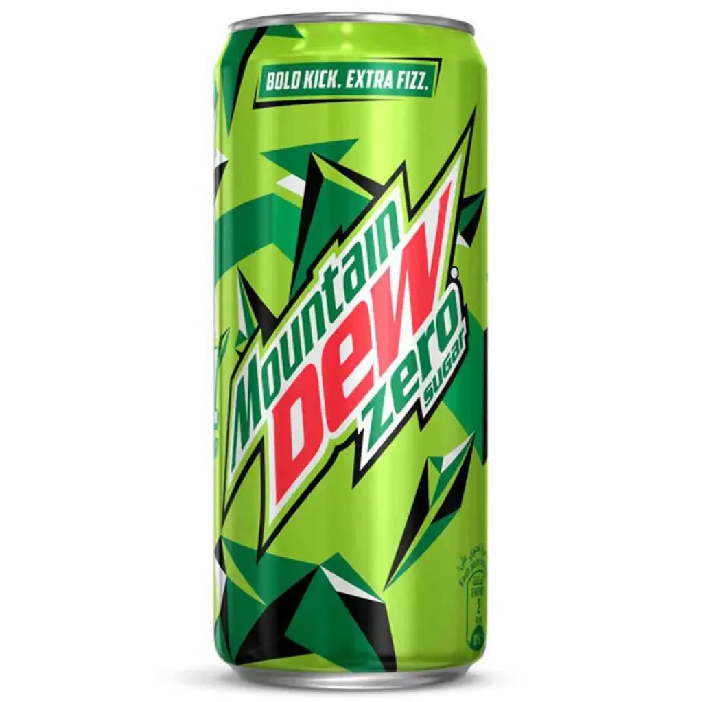 ماونتن ديو زيرو سكر اكسترا فيز 330 مل/MOUNTAIN DEW ZERO SUGAR EXTRA FIZZ 330 ML