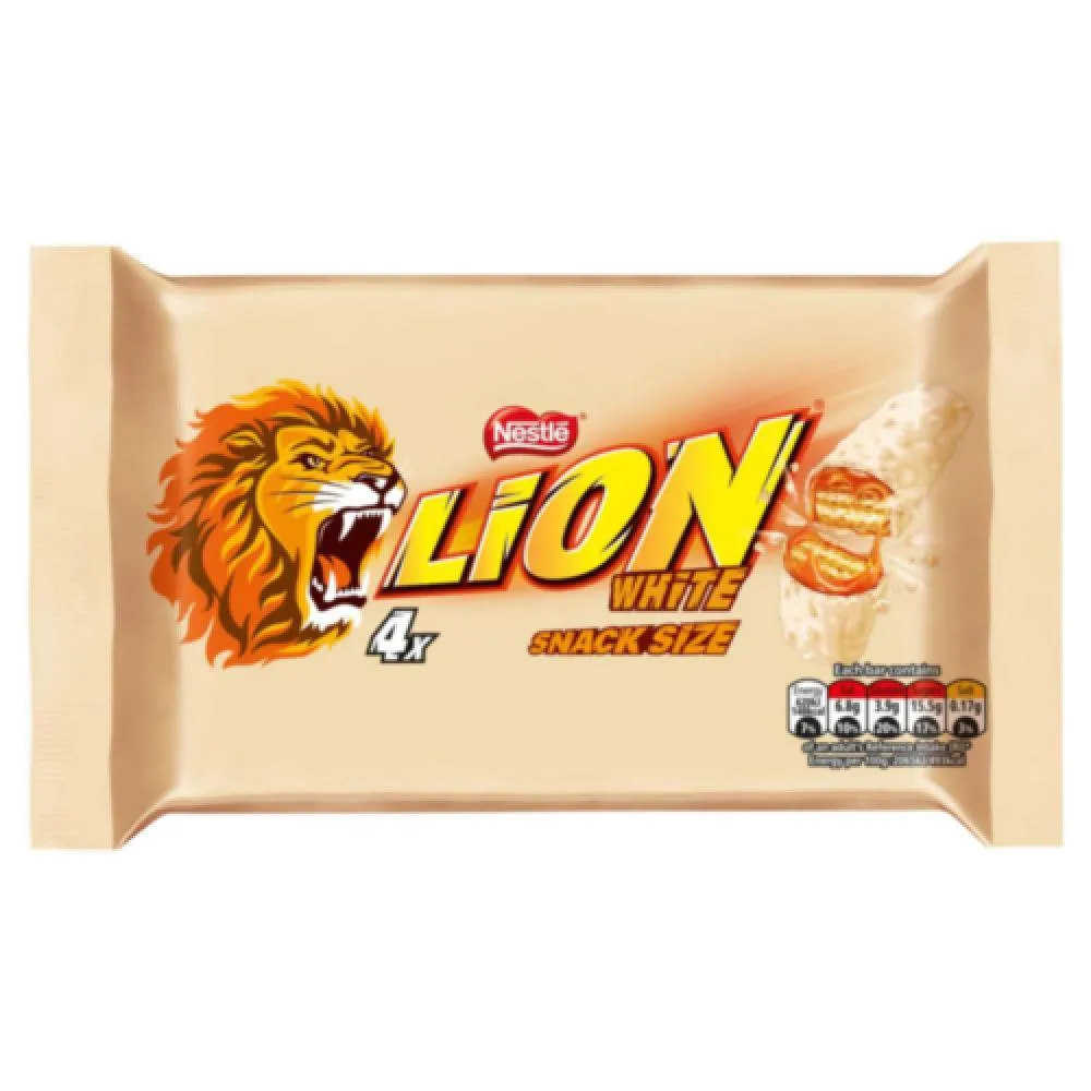 نستلة لايون وايت 4*30 جم/NESTLE LION WHITE  4*30 G