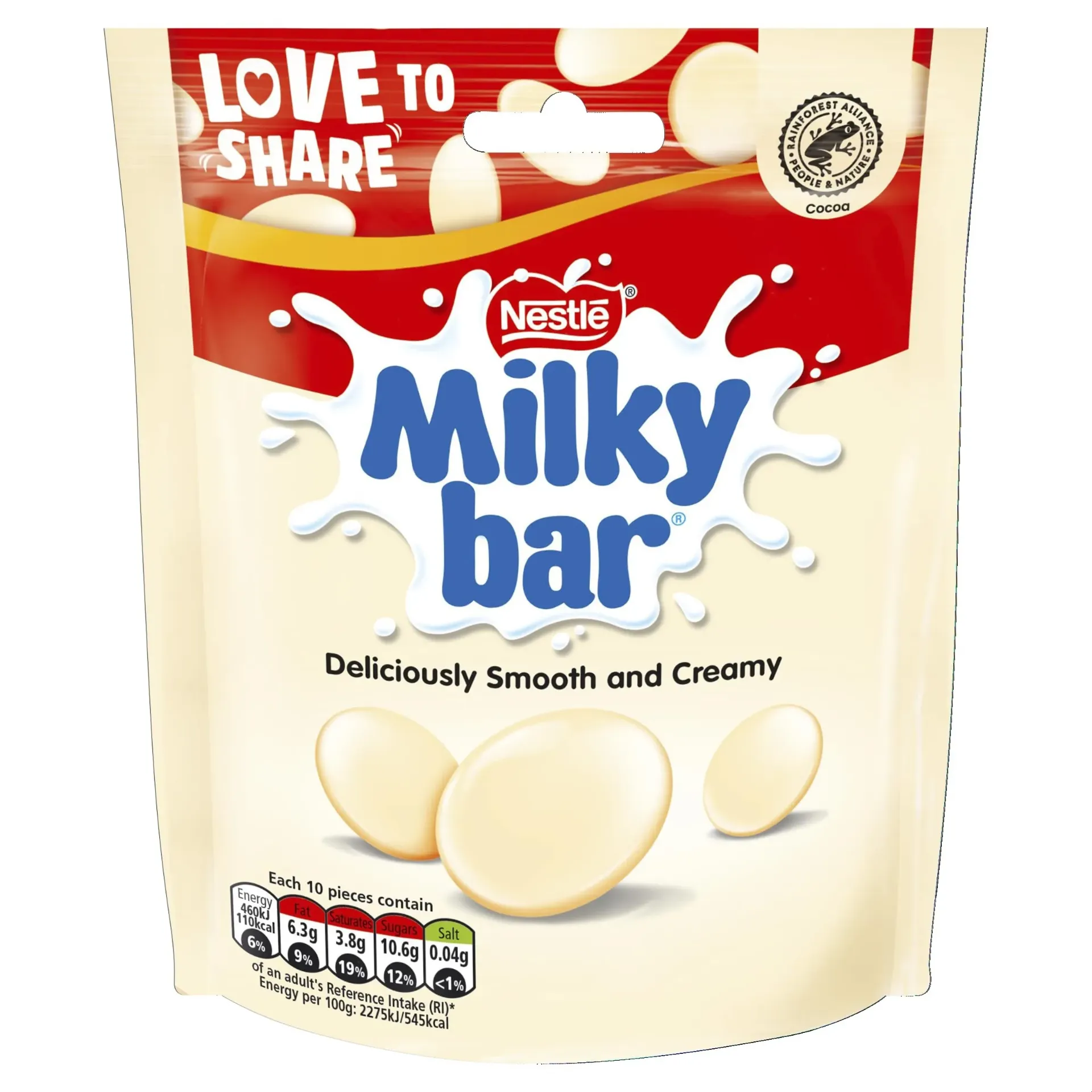 نستلة ميلكى بار كريمى باتن 94  جم/NESTLE MILKY BAR CREAMY BUTTON 94 G