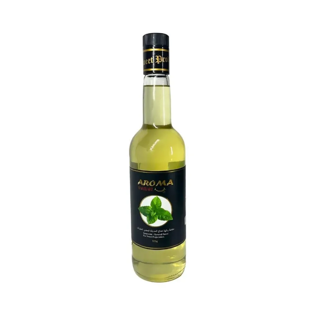 أروما فيلفت صلصة نكهة النعناع الأخضر 925 جم/AROMA VELVET SPEARMINT SAUCE 925 G