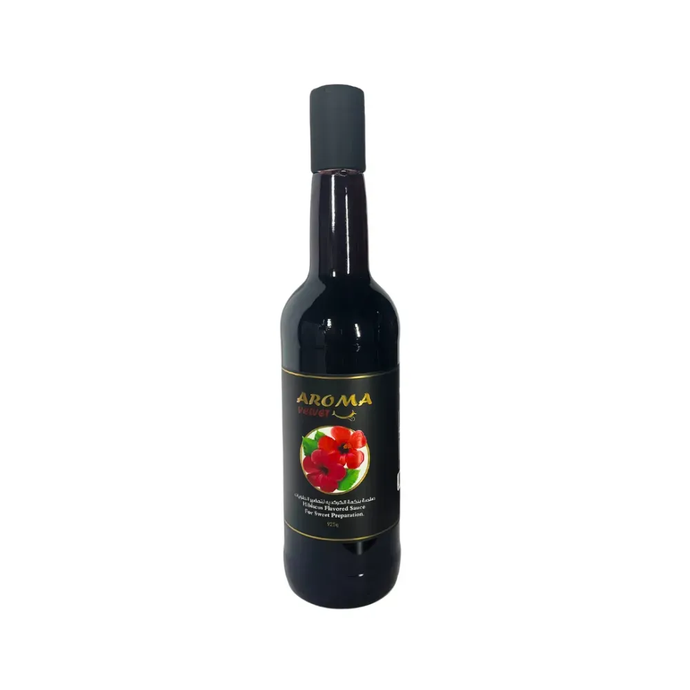 أروما فيلفت صلصة نكهة الكركدية 925 جم/AROMA VELVET HIBSCUS SAUCE 925 G