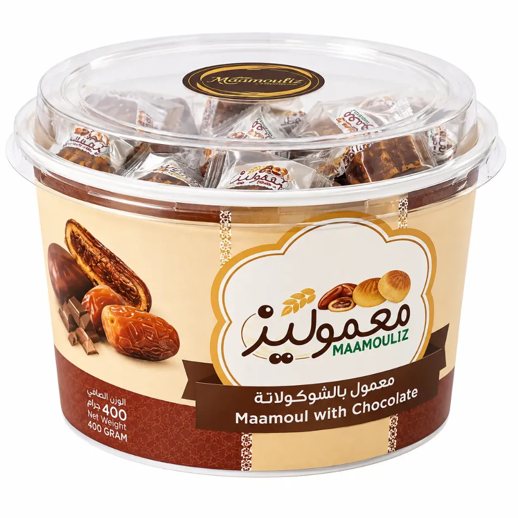 معموليز معمول بالشوكولاتة 400 جم MAAMOULIZ MAAMOUL WITH CHOCOLATE 400 G