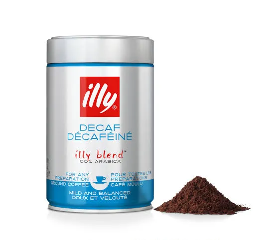 قهوة ايلى بدون كافيين 250  جم/ILLY DECAFFEINATO COFFE 250 G