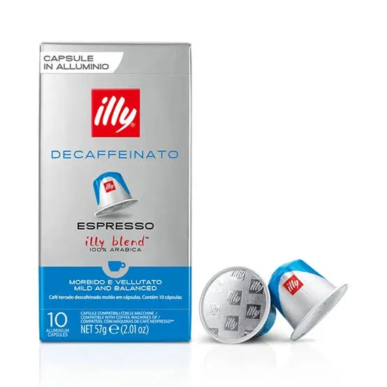 كبسولات قهوة ايلى بدون كافيين 57  جم/ILLY COFFE CAPSUALES DECAF 57