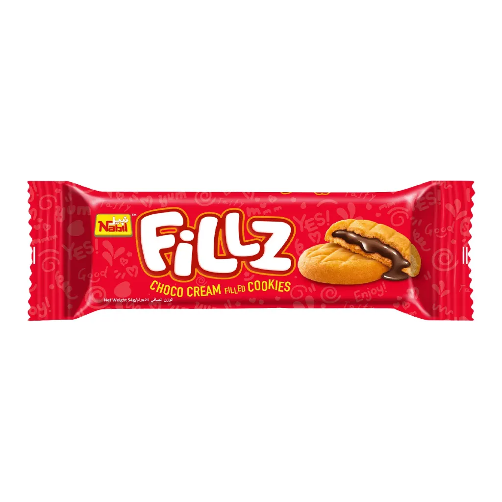 نبيل فيلز كوكيز بكريمة الشوكولاتة 12*54 جم /NABIL FILZ CHOCO CREAM FILLED COOKIES 12*54 G