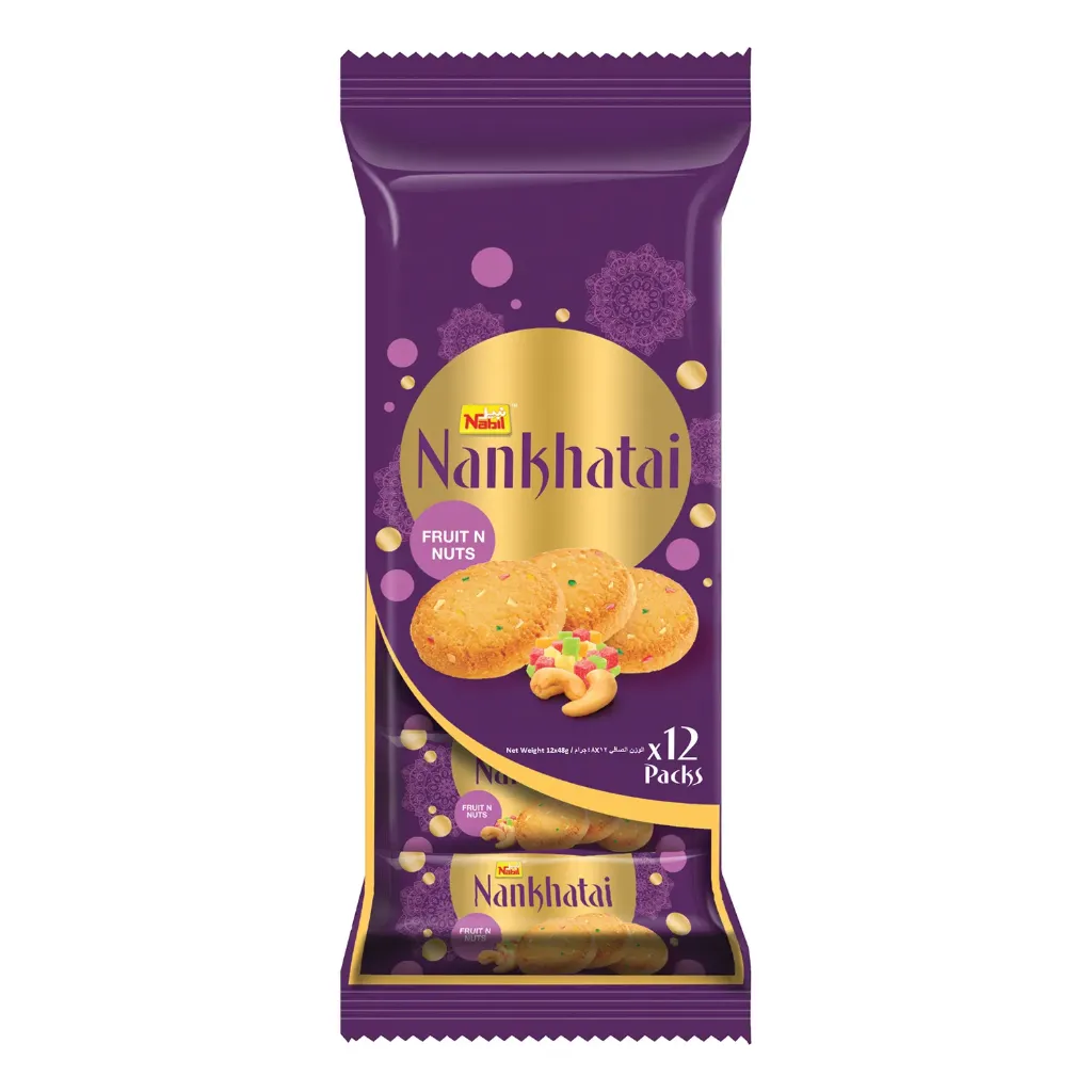 نبيل ناختاى بالفواكة والمكسرات 12*48 جم/NABIL NANKHATAI 12*48 G