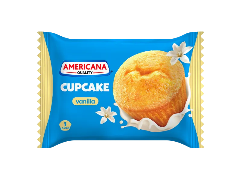 امريكانا كب كيك الفانيلا 10*25 جم/AMERICANA VANILLA CUP CAKE 10*25G