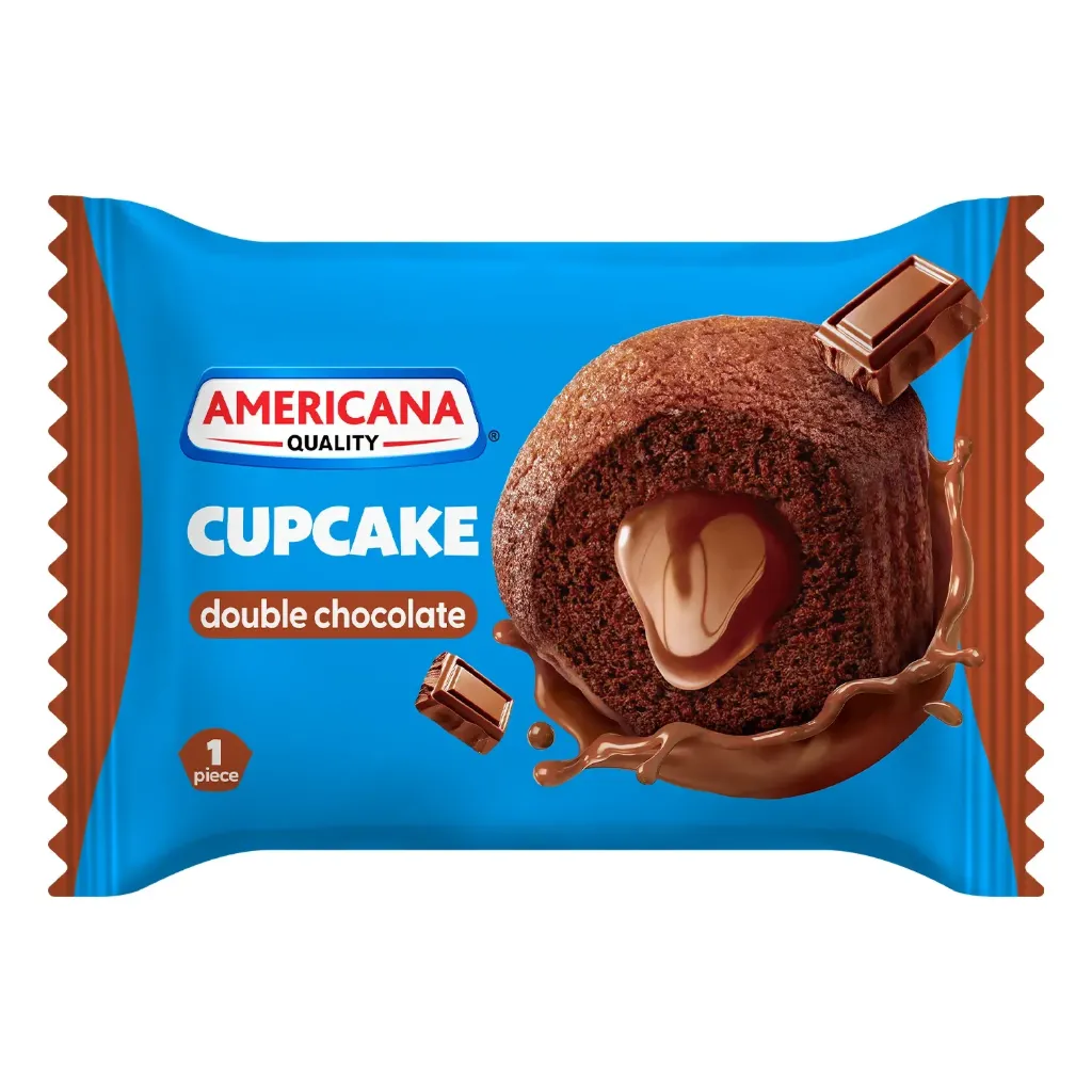 امريكانا كب كيك الشوكولاتة 10*28  جم/AMERICANA CHOCOLATE CUP CAKE 10*28G