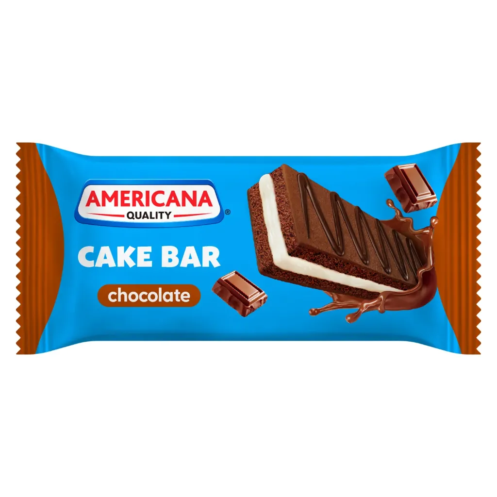 امريكانا بار كيك الشوكولاتة 10*20 جم/AMERICANA CHOCOLATE CAKE BAR  10*20G