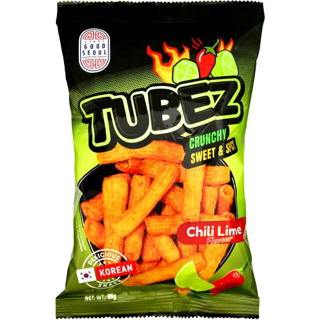 بفك تيوبز بالفلفل الحار والليمون 85جم *20/TUBEZ BUFAK CHILI LIME 85G*20